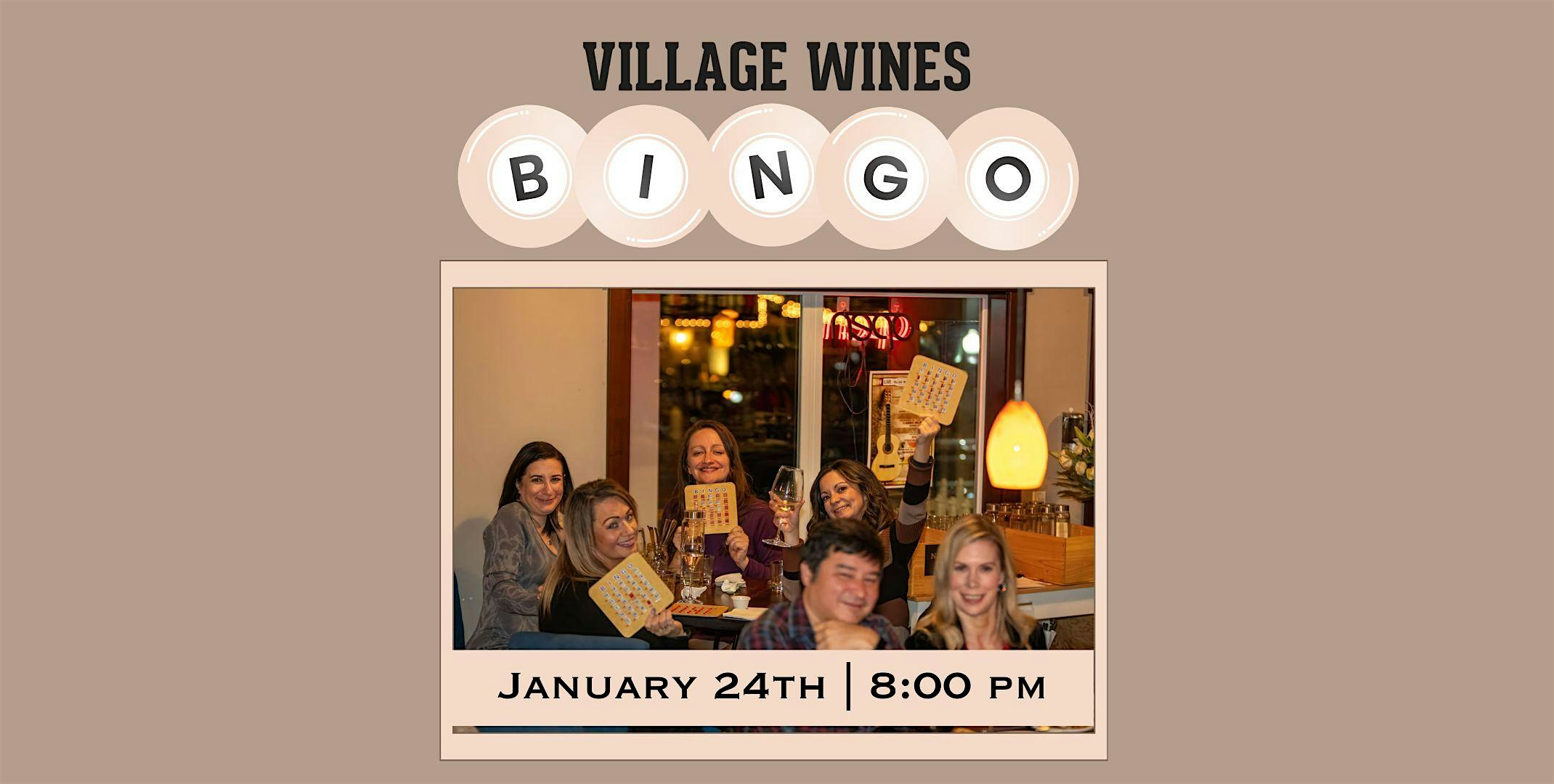 Village Wines Friday Night Bingo – Woodinville, WA