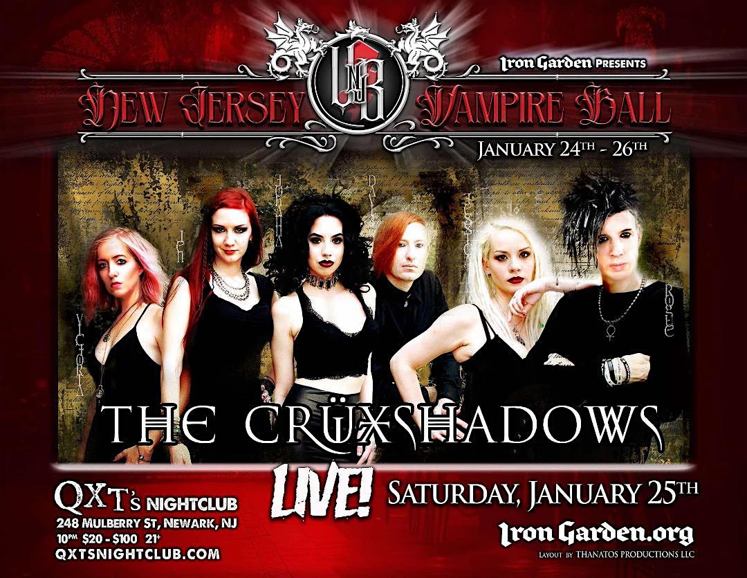 The New Jersey Vampire Ball with THE CRUXSHADOWS – live – Newark, NJ