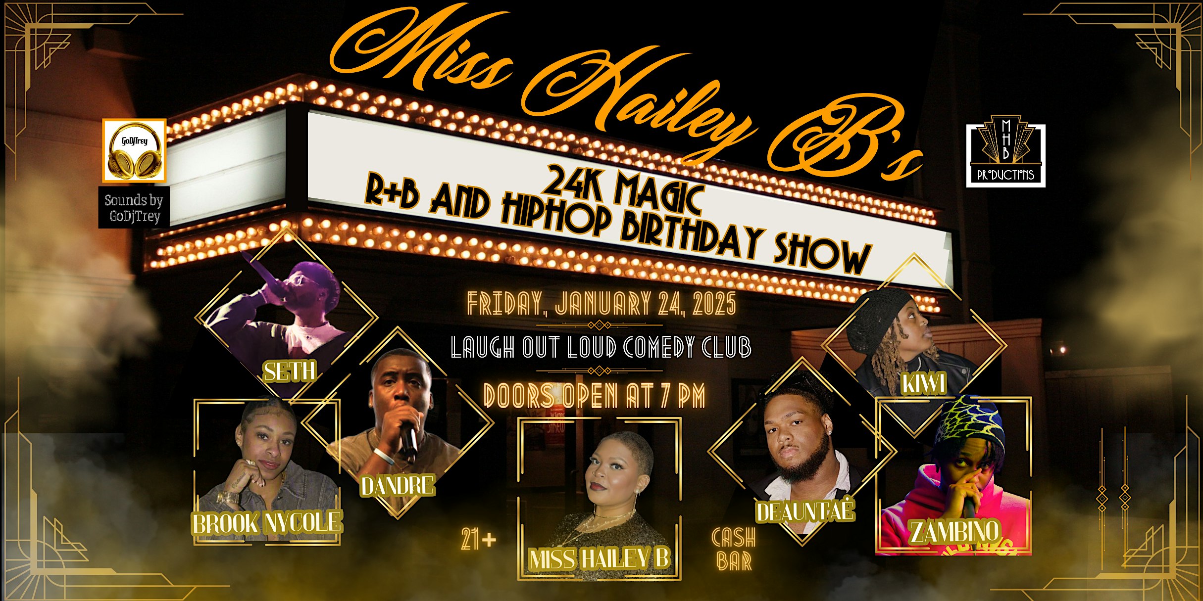 Miss Hailey B’s 24k Magic RnB & HipHop Birthday Show – Shreveport, LA