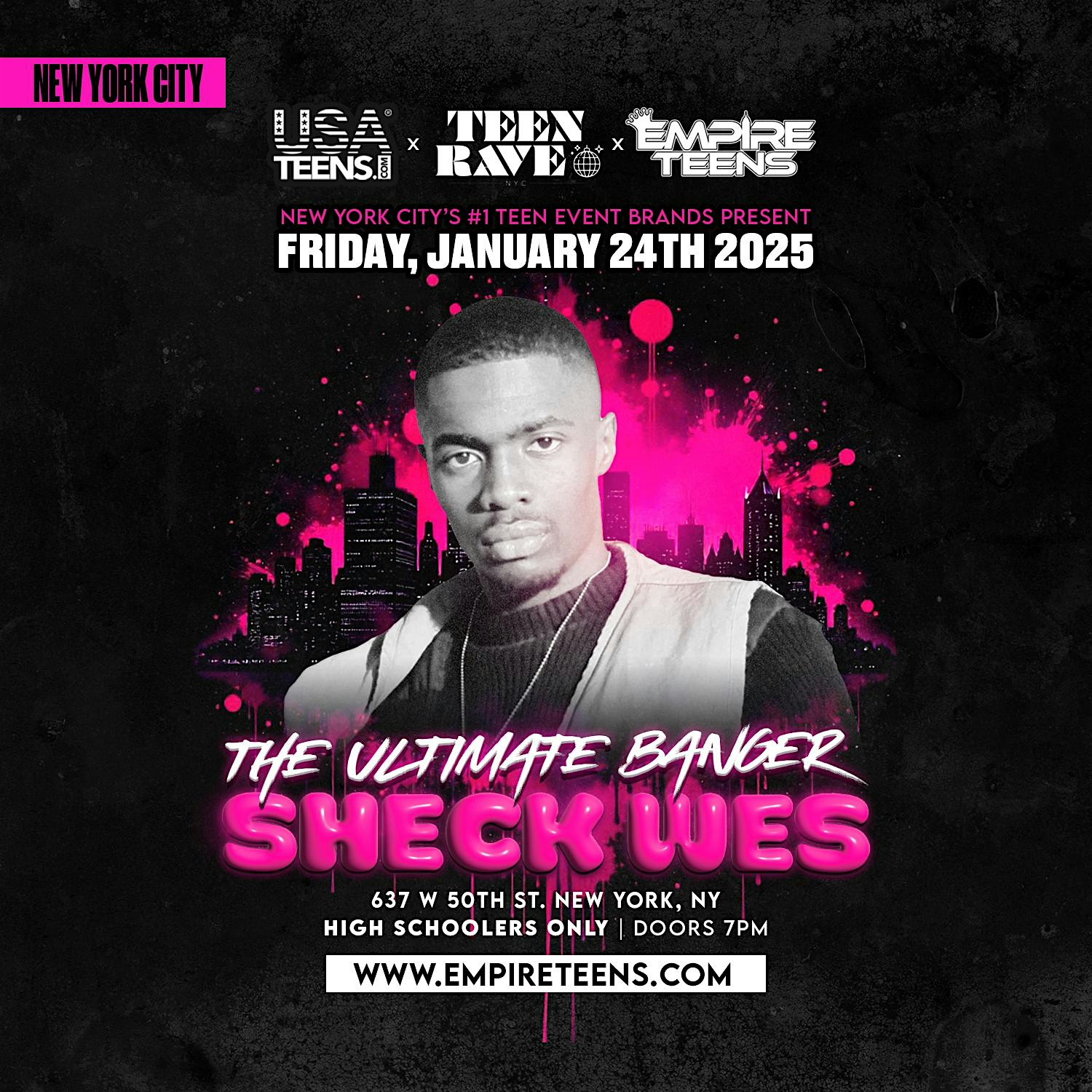 THE ULTIMATE BANGER SHECK WES @ M NIGHTCLUB – New York, NY