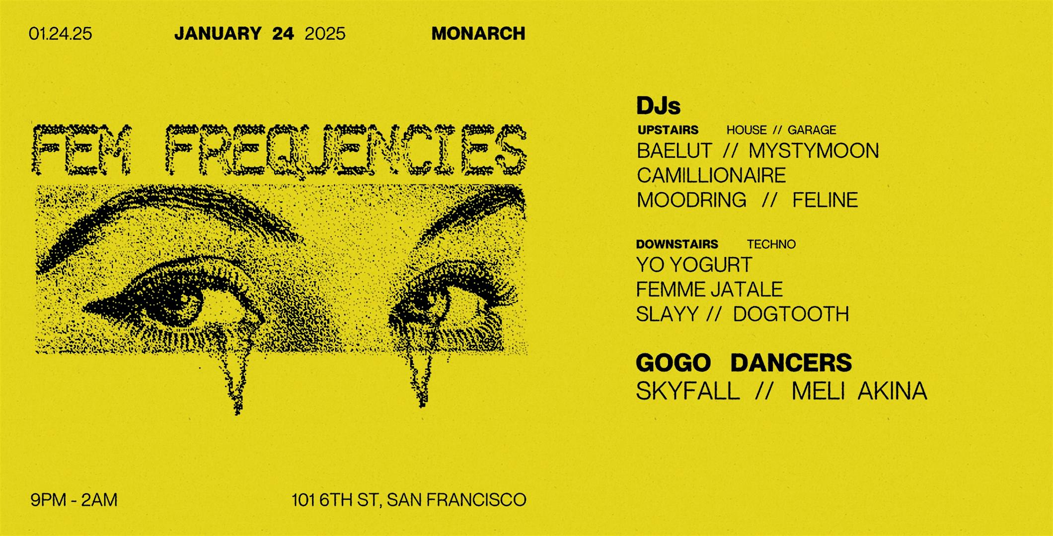 Fem Frequencies: A Celebration of Female DJs & Gogo Dancers – San Francisco, CA