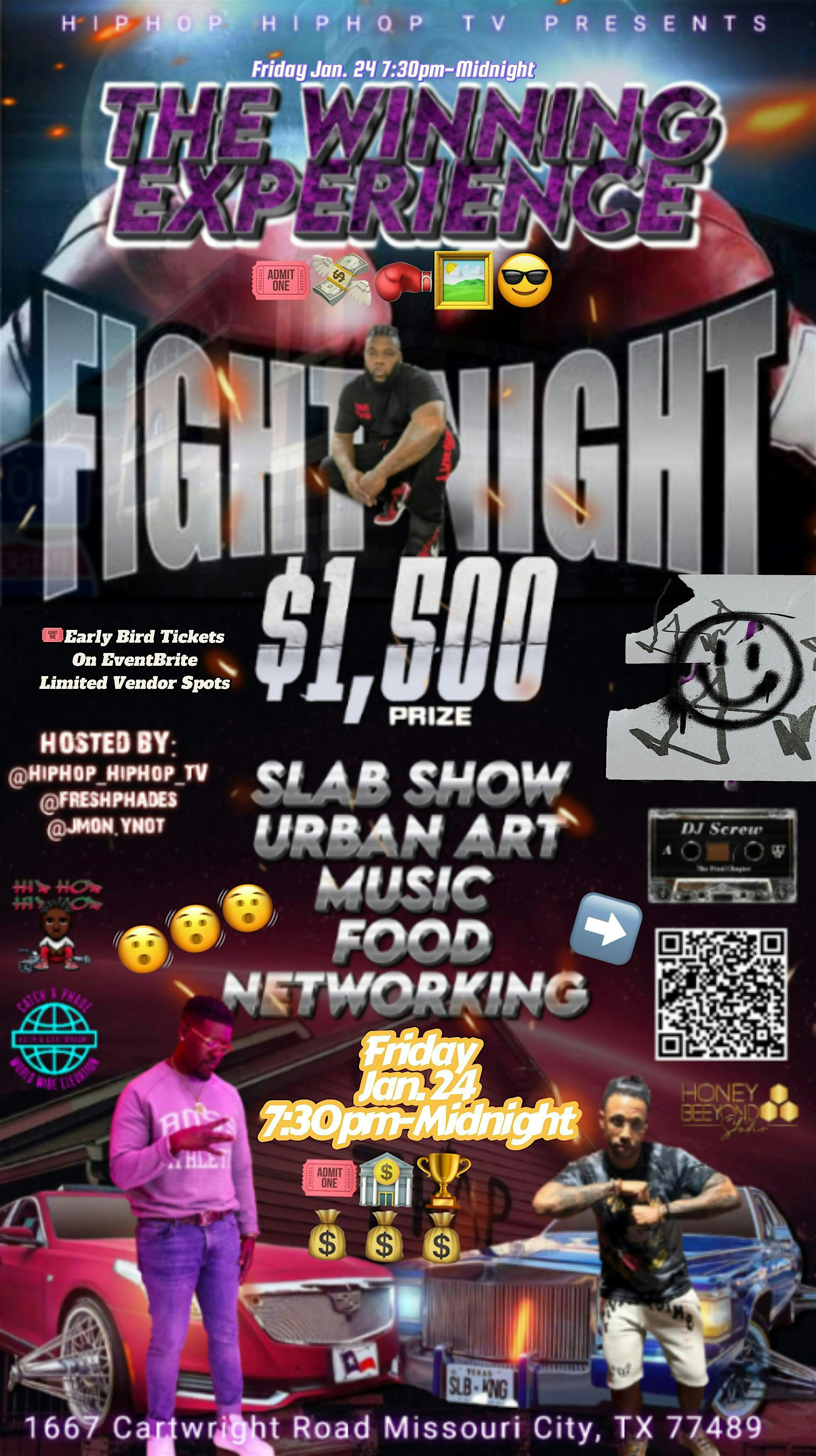 The Winning Experience: $1500prize Boxing, Art, and Vibes – Missouri City, TX