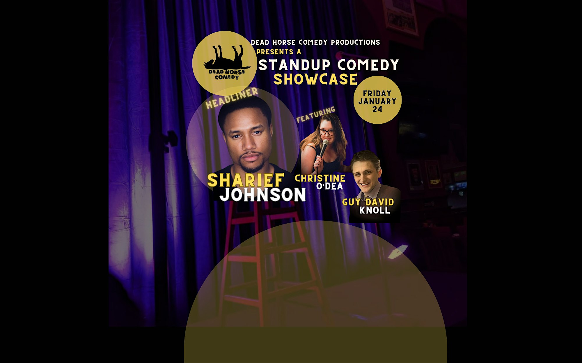 Live Comedy Show Starring Sharief Johnson (SiriusXM, Starz) – Arlington, VA