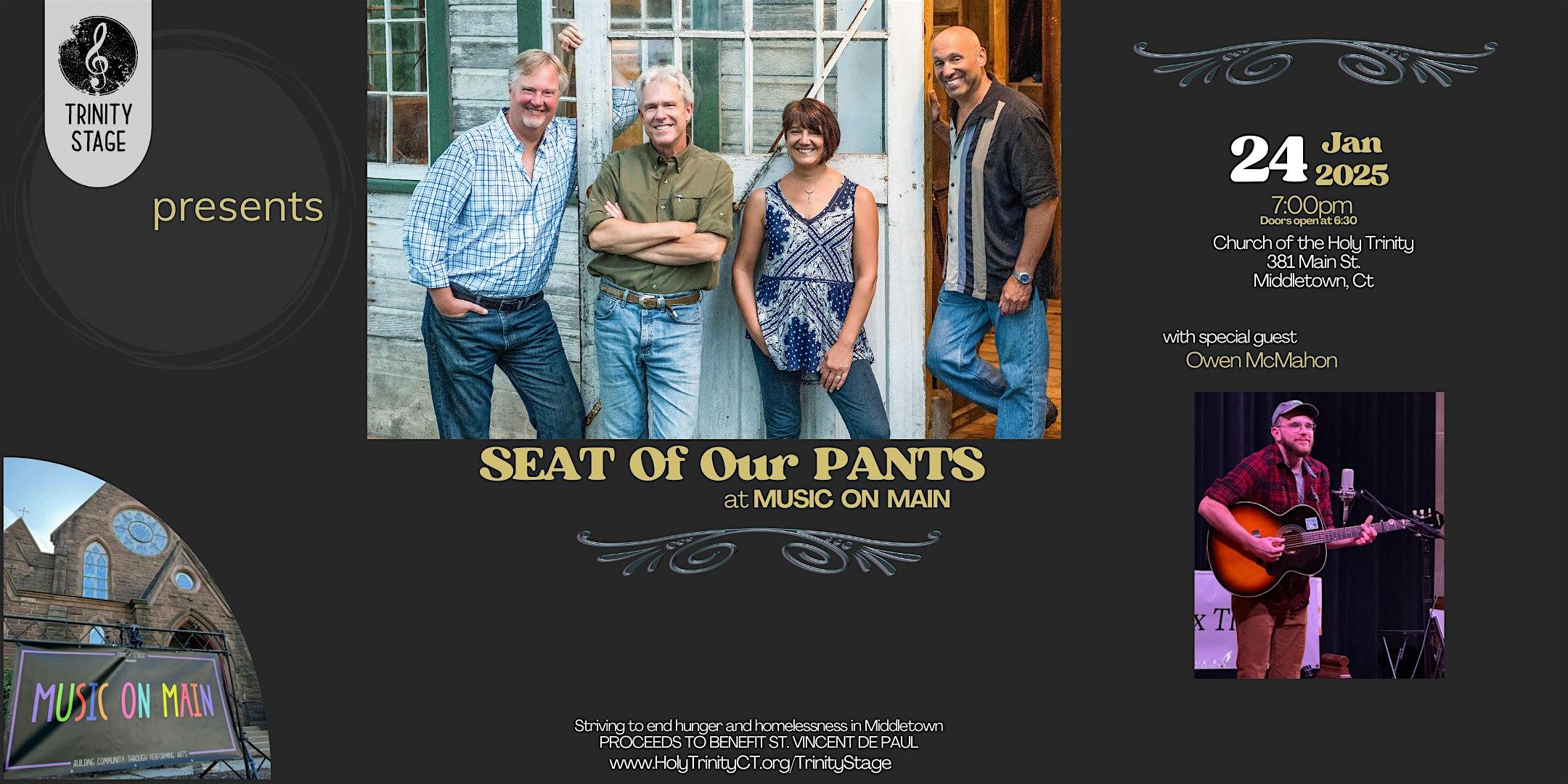 Seat of Our Pants at Music on Main – Middletown, CT