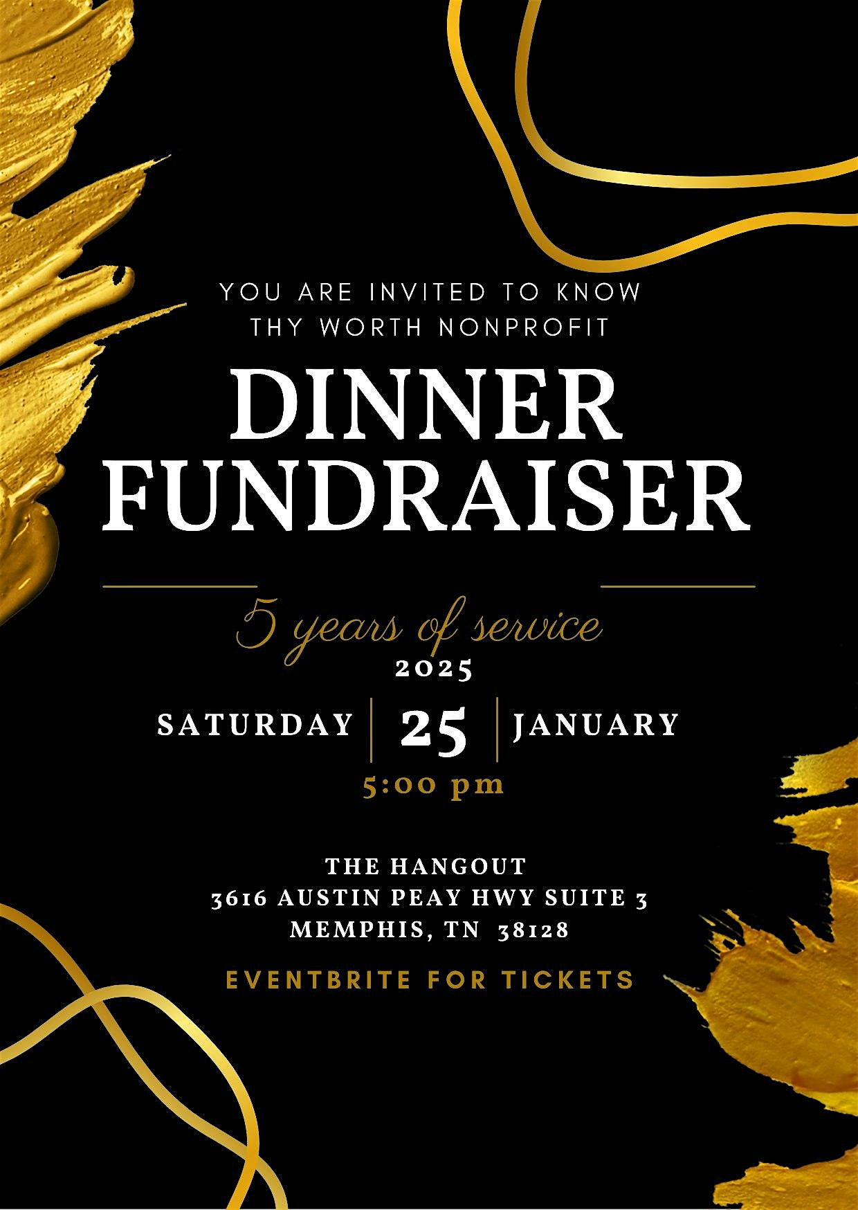 Know Thy Worth Fundraiser Dinner – Memphis, TN