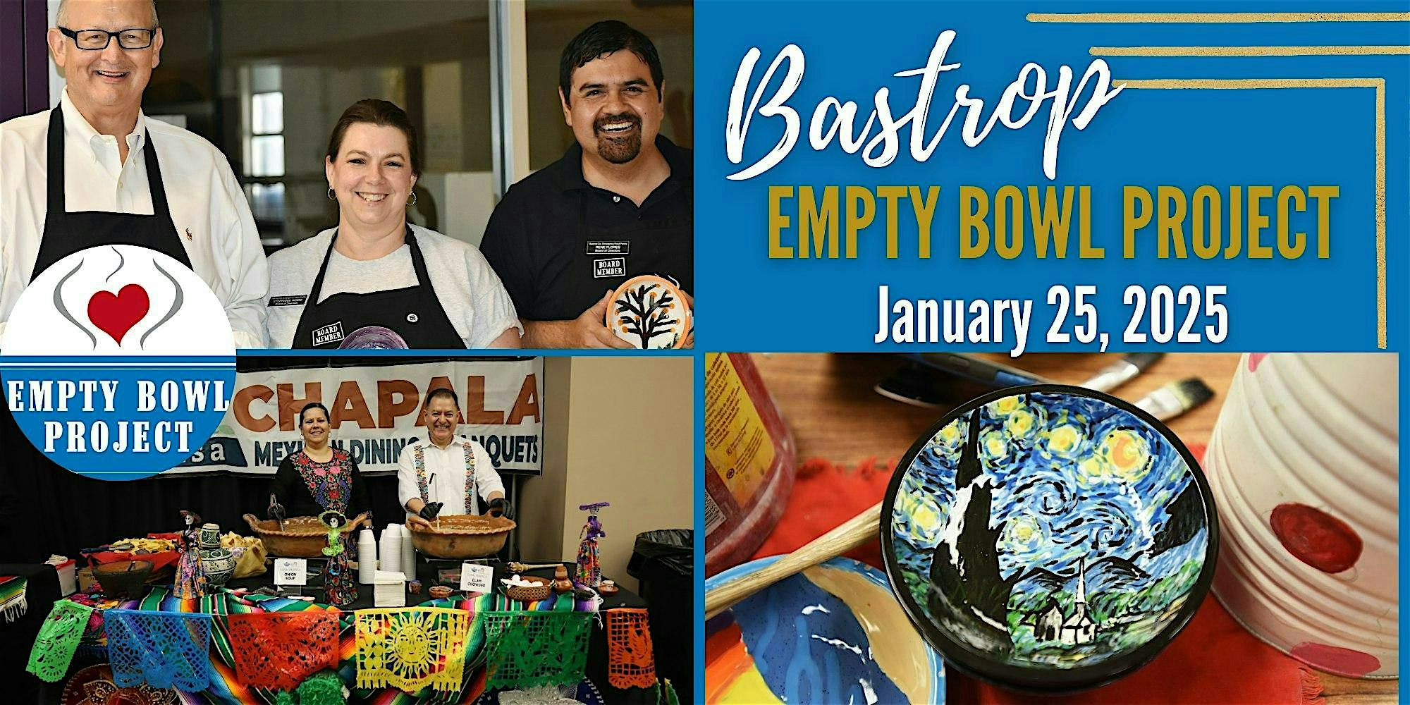 20th Annual Bastrop County Empty Bowl Project 2025 – Bastrop, TX