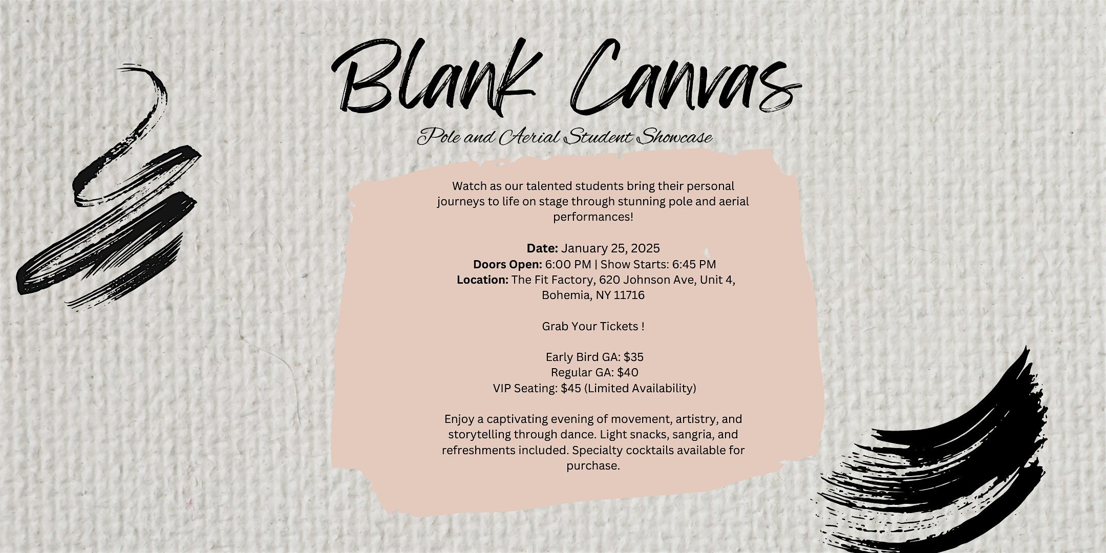 Blank Canvas: A Student Showcase – Bohemia, NY