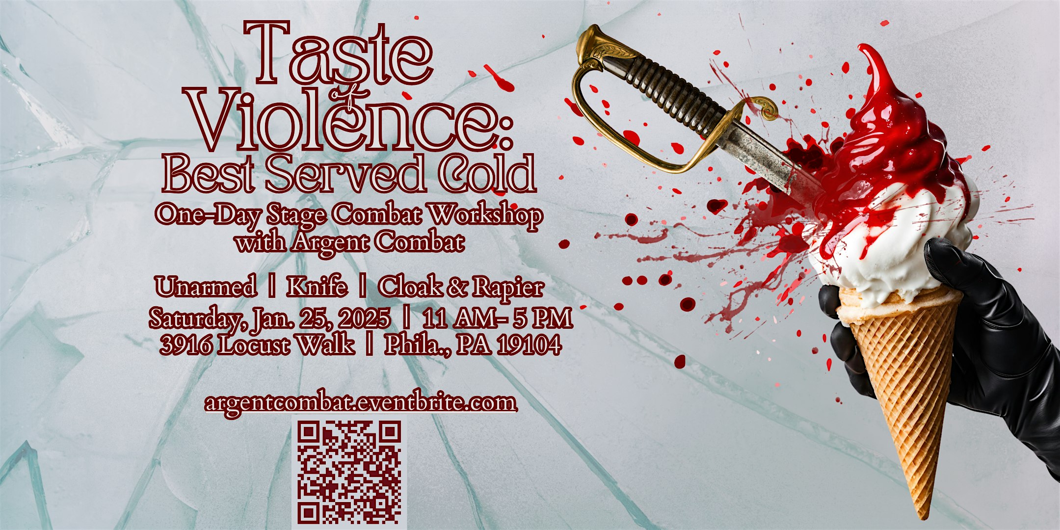 Taste of Violence Stage Combat Workshop: Winter 2024 – Philadelphia, PA