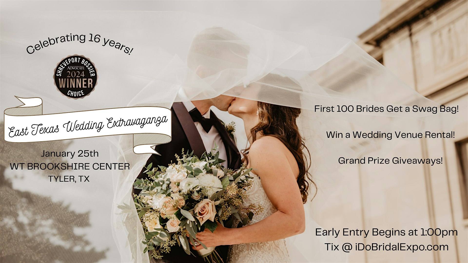 East Texas Wedding Extravaganza hosted by Award Winning iDo Bridal Expo – Tyler, TX