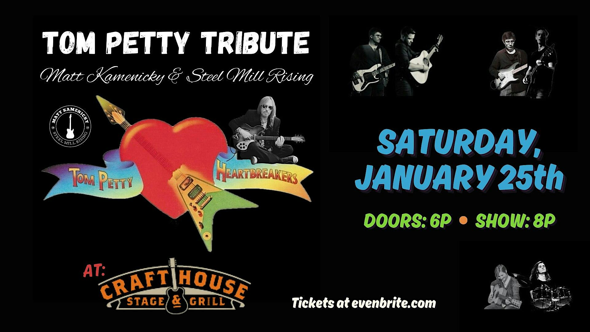 Tom Petty Tribute: Matt Kamenicky & Steel Mill Rising – Pittsburgh, PA