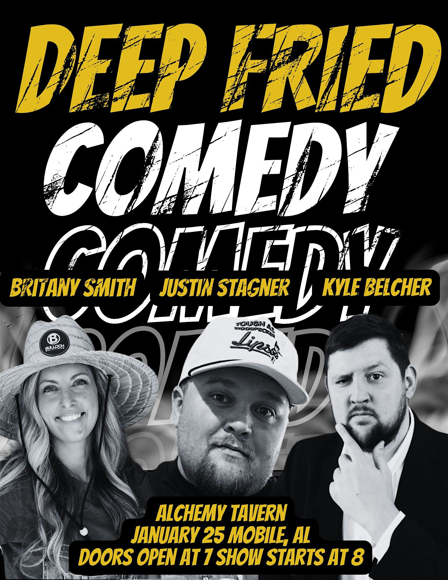 Deep Fried Comedy (Justin Stagner & Britany Smith) – Mobile, AL