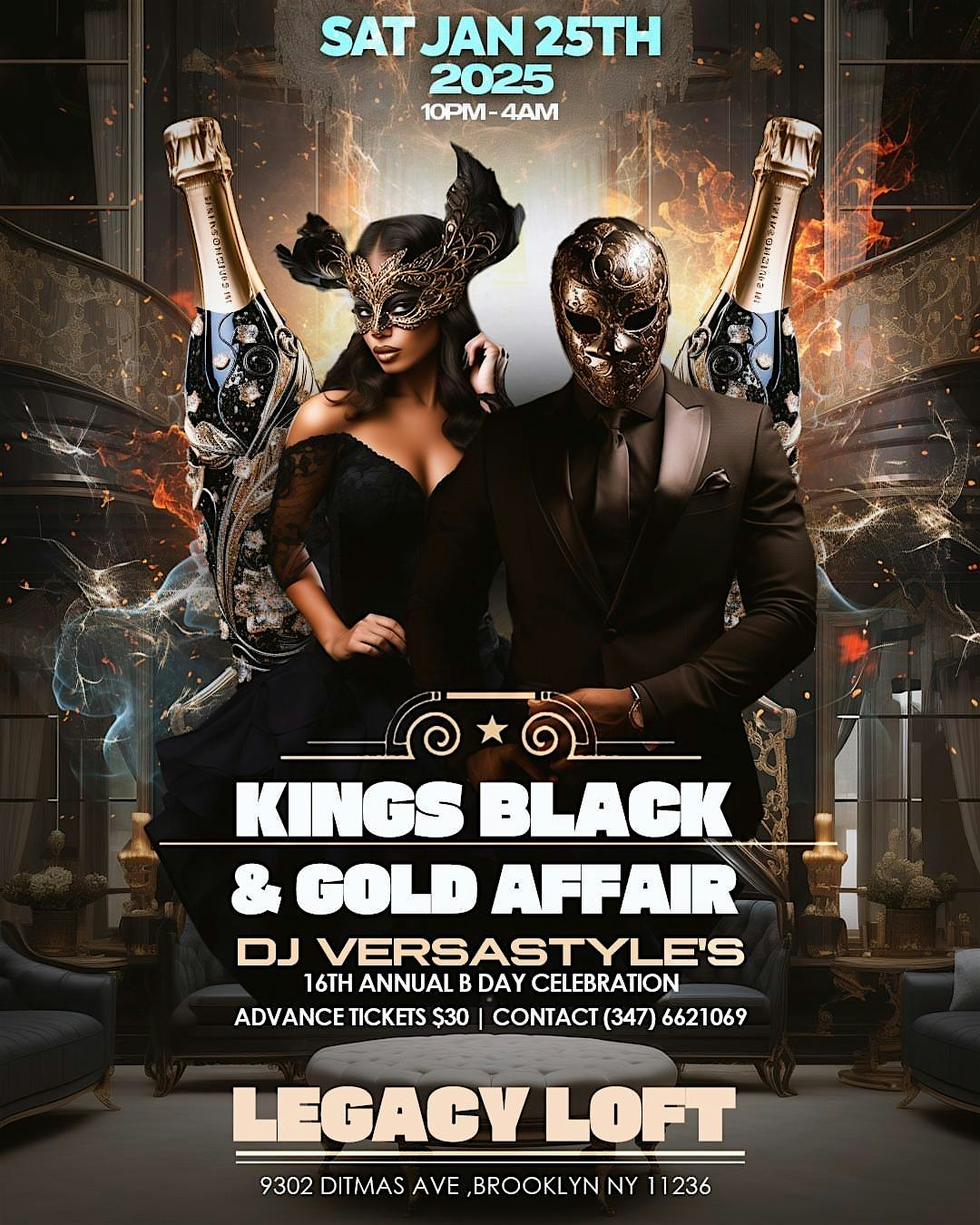 “Kings” Black & Gold Affair – Brooklyn, NY