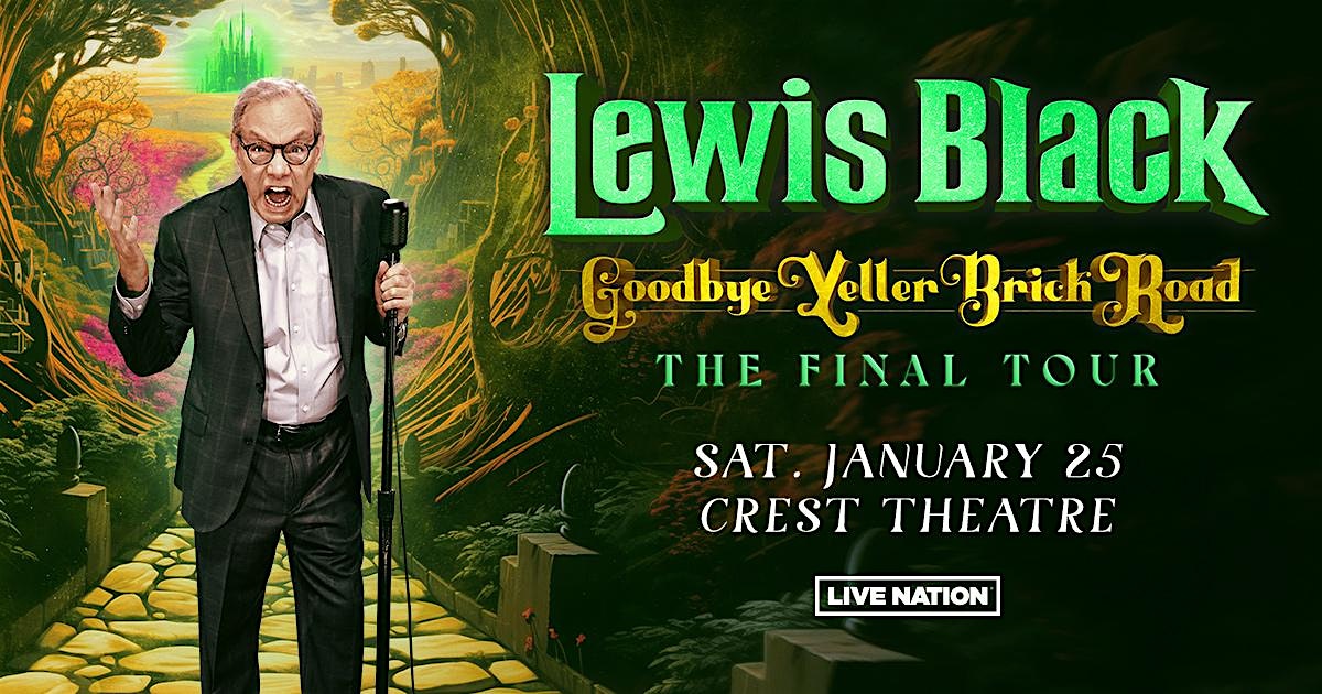 Lewis Black: Goodbye Yeller Brick Road – Sacramento, CA