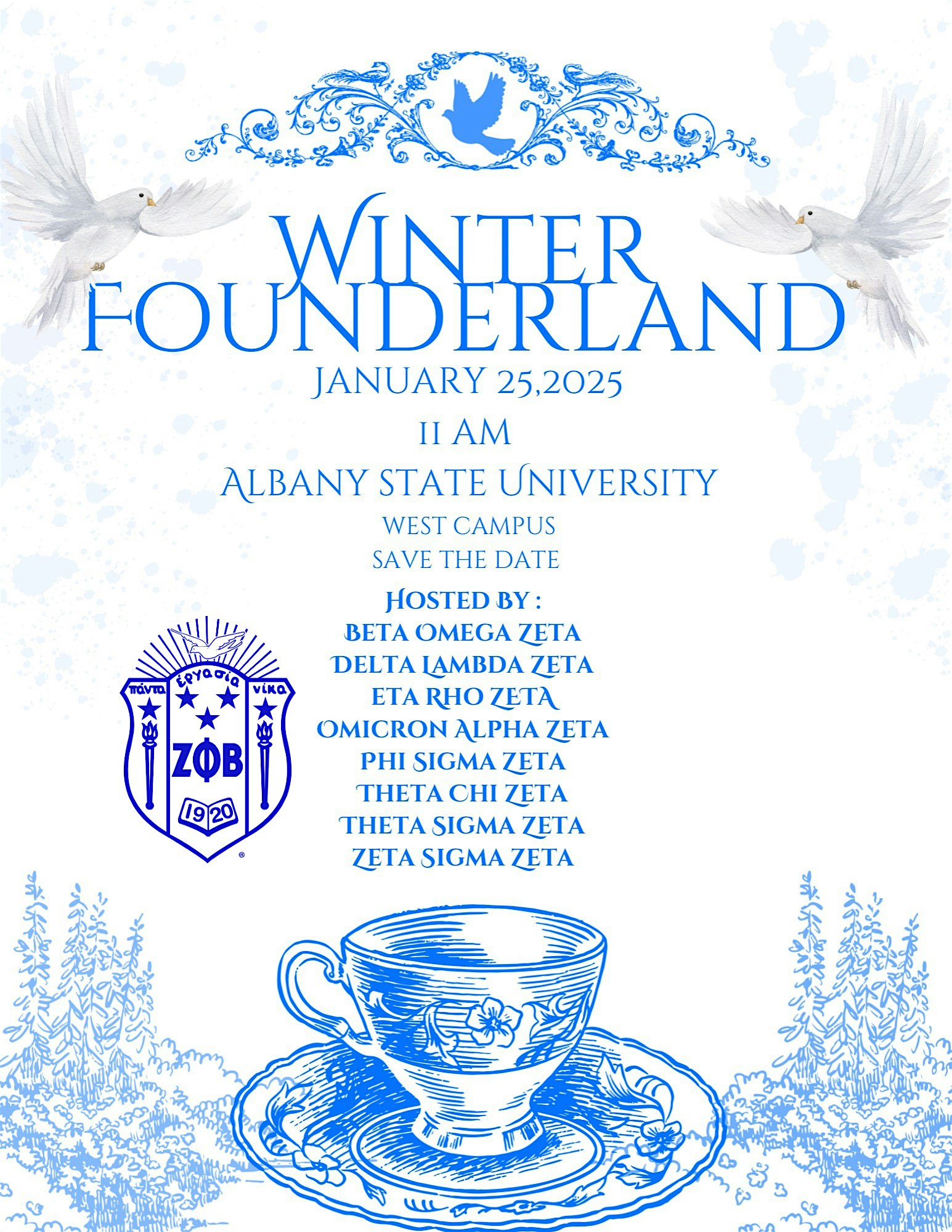 Zeta Phi Beta Sorority, Inc. South Georgia Founders Day Celebration – Albany, GA