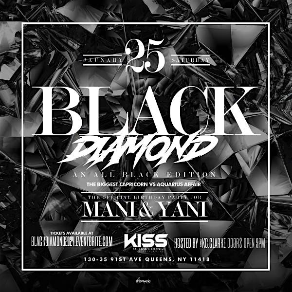 BLACK DIAMOND: ALL BLACK AFFAIR – Queens, NY