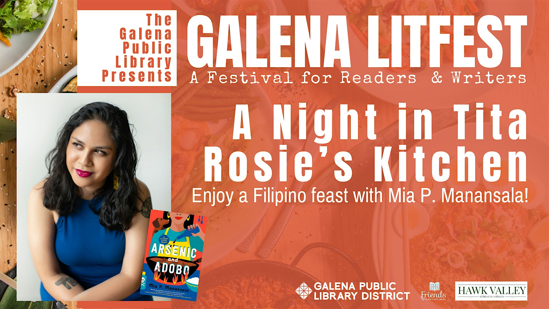 Galena LitFest: A Night in Tita Rosie’s Kitchen – Galena, IL