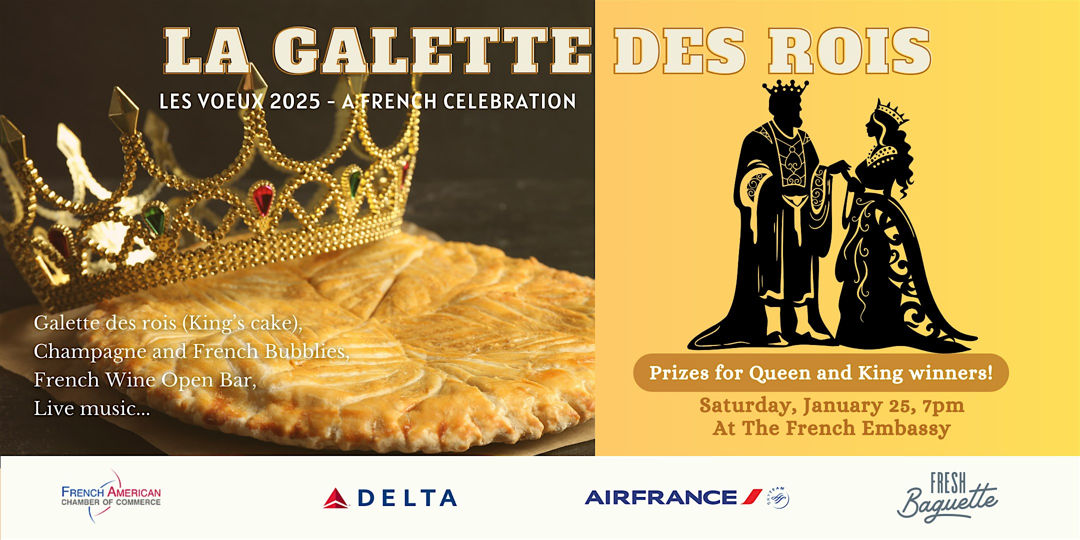 La Galette des Rois – Les Voeux 2025 – A French Celebration – Washington, DC