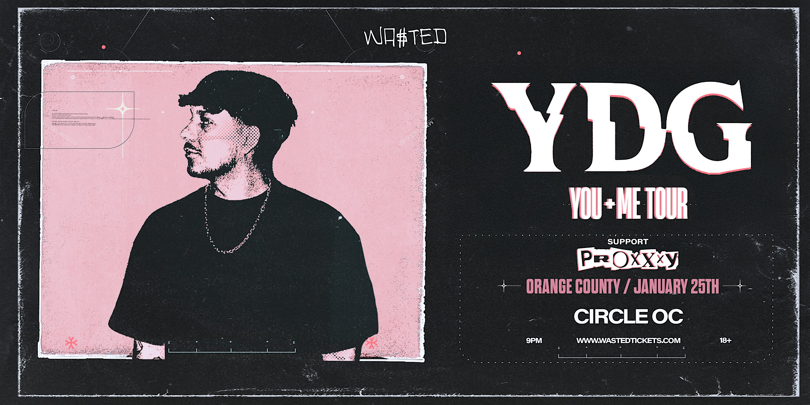 Orange County:YDG – You + Me Tour @ The Circle OC [18+] – Huntington Beach, CA