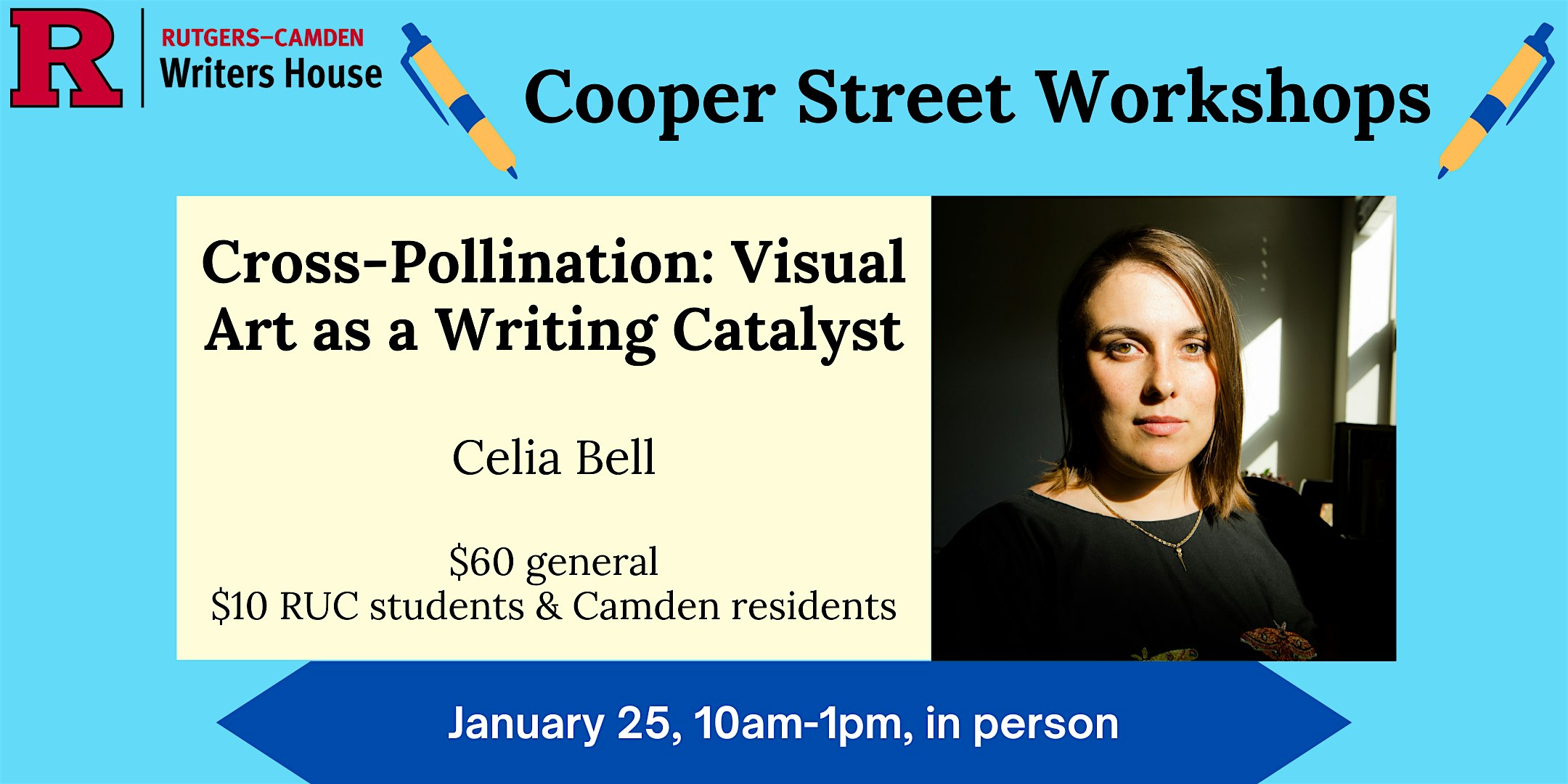 Cooper Street Workshop: Cross-Pollination: Visual Art as a Writing Catalyst – Camden, NJ