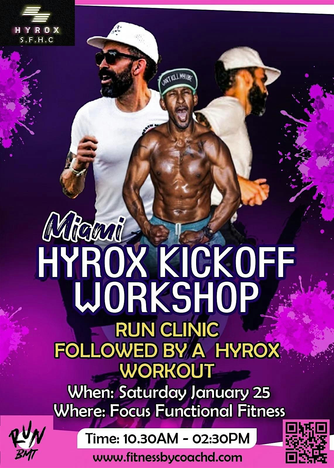 ROAD TO HYROX MIAMI KICKOFF EVENT: RUN CLINIC AND HYROX WORKOUT – Boca Raton, FL