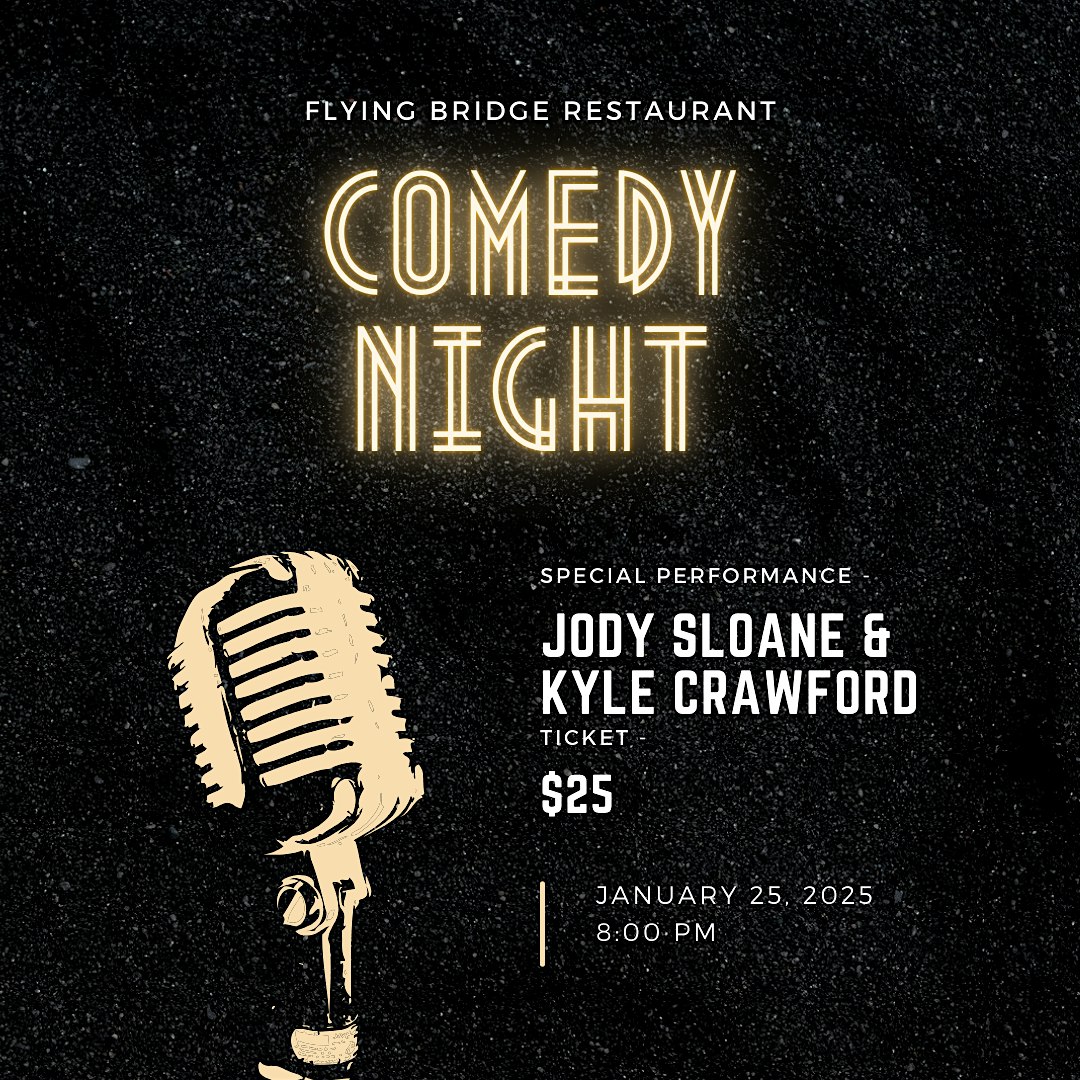 Comedy Night – Jody Sloane & Kyle Crawford – Falmouth, MA