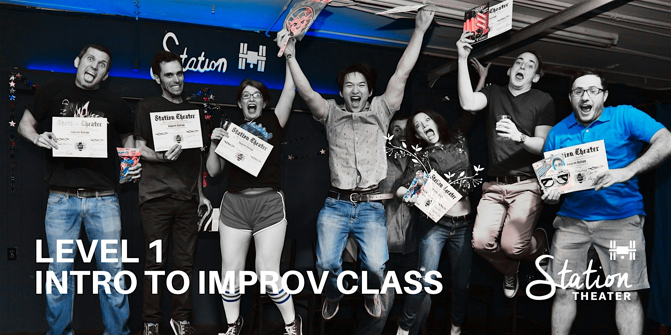 Level 1 Long-Form Improv (Saturdays, 2-4 pm; 9 weeks) – Houston, TX