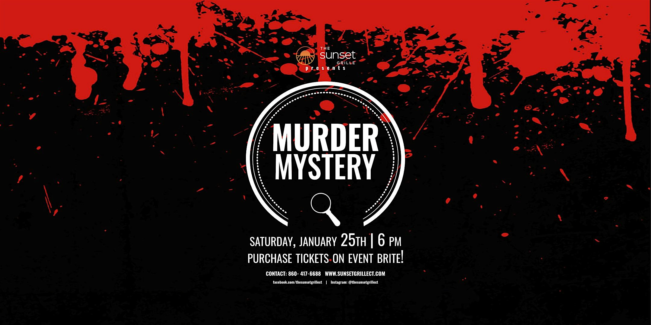 Murder Mystery at Sunset Grille- Show #1 – Watertown, CT