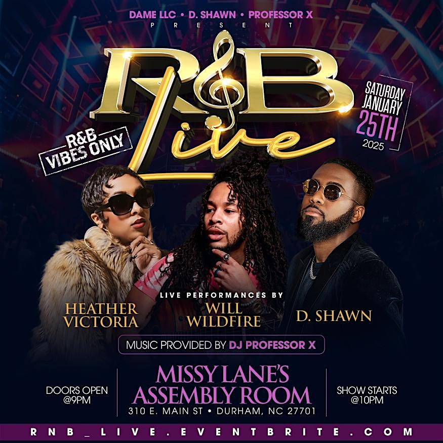 R&B LIVE – Durham, NC