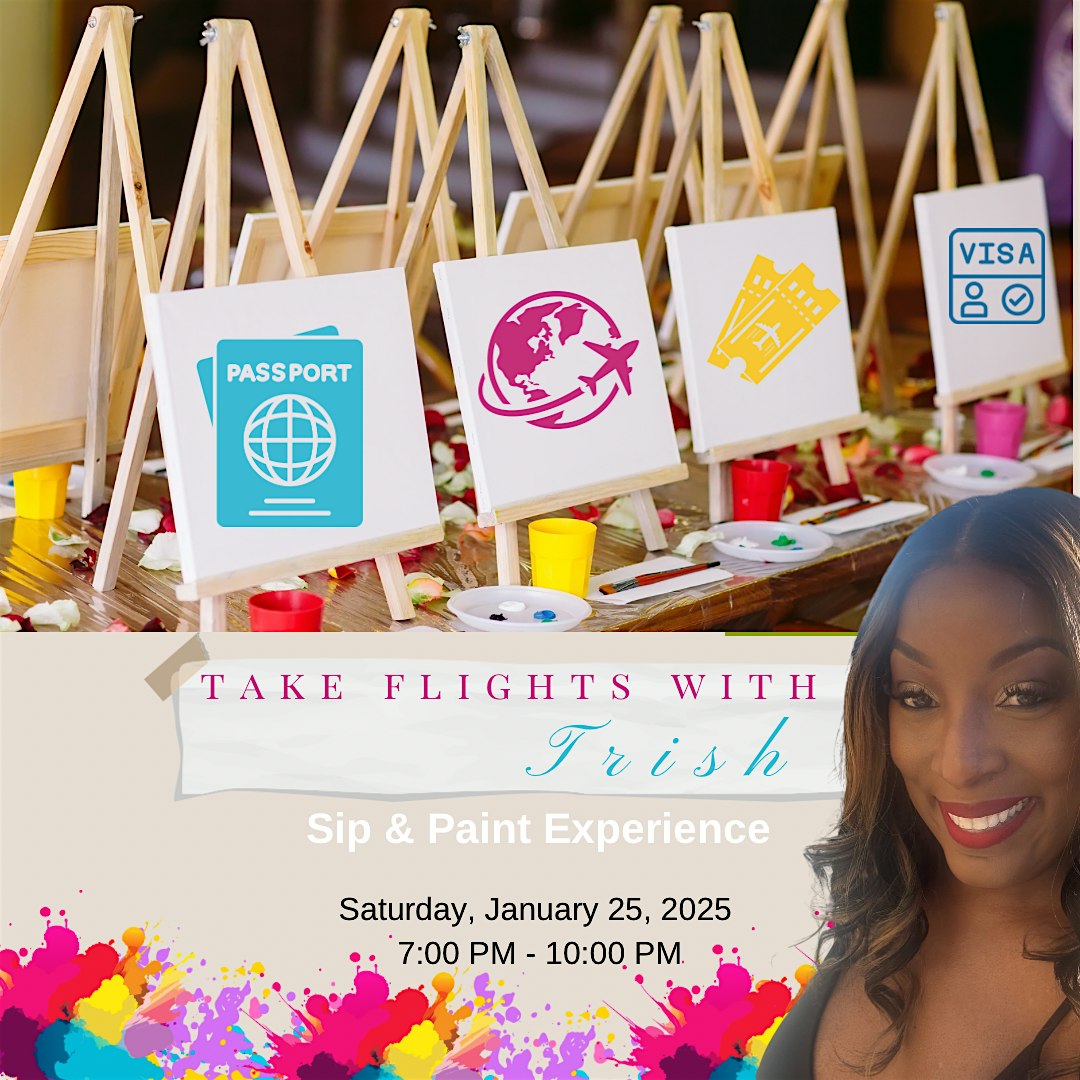 Take Flights with Trish Sip & Paint Experience – Las Vegas, NV