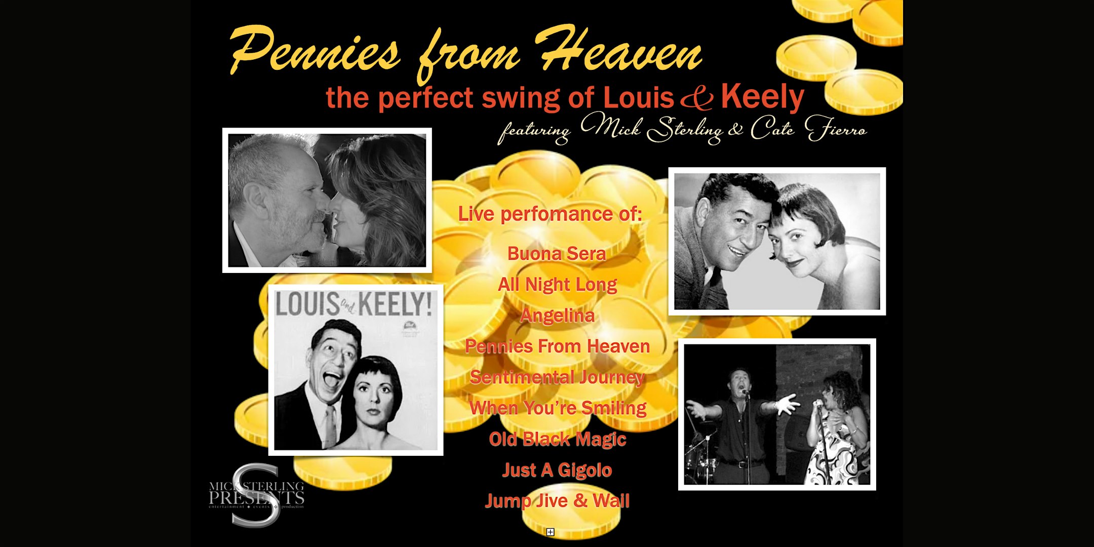 PENNIES FROM HEAVEN The Songs of Louis Prima & Keely Smith – Minneapolis, MN