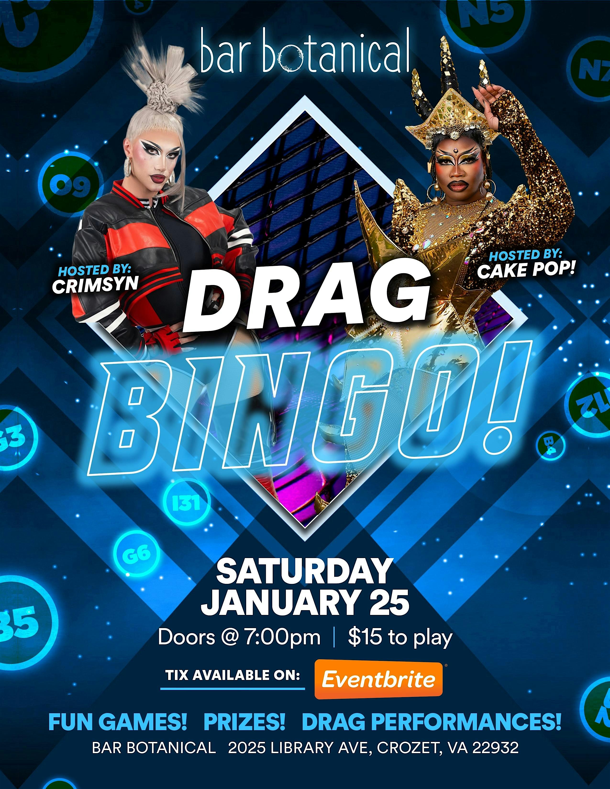 Bar Botanical Drag Bingo – Crozet, VA