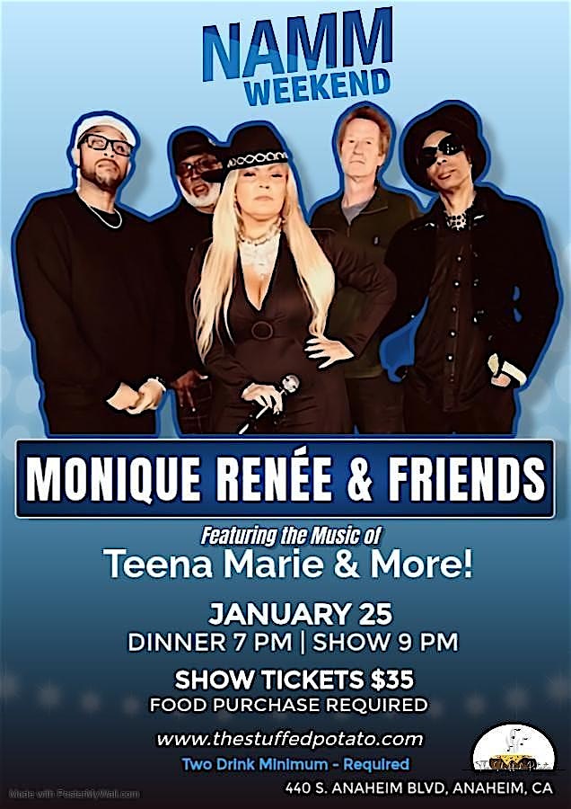 Monique Renee & Friends – Featuring the music of Teena Marie & More! – Anaheim, CA