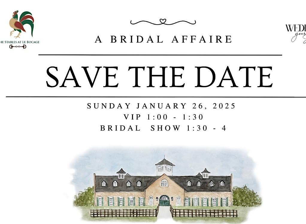 Bridal Affaire The Stables @ Le Bocage – Lake Charles, LA