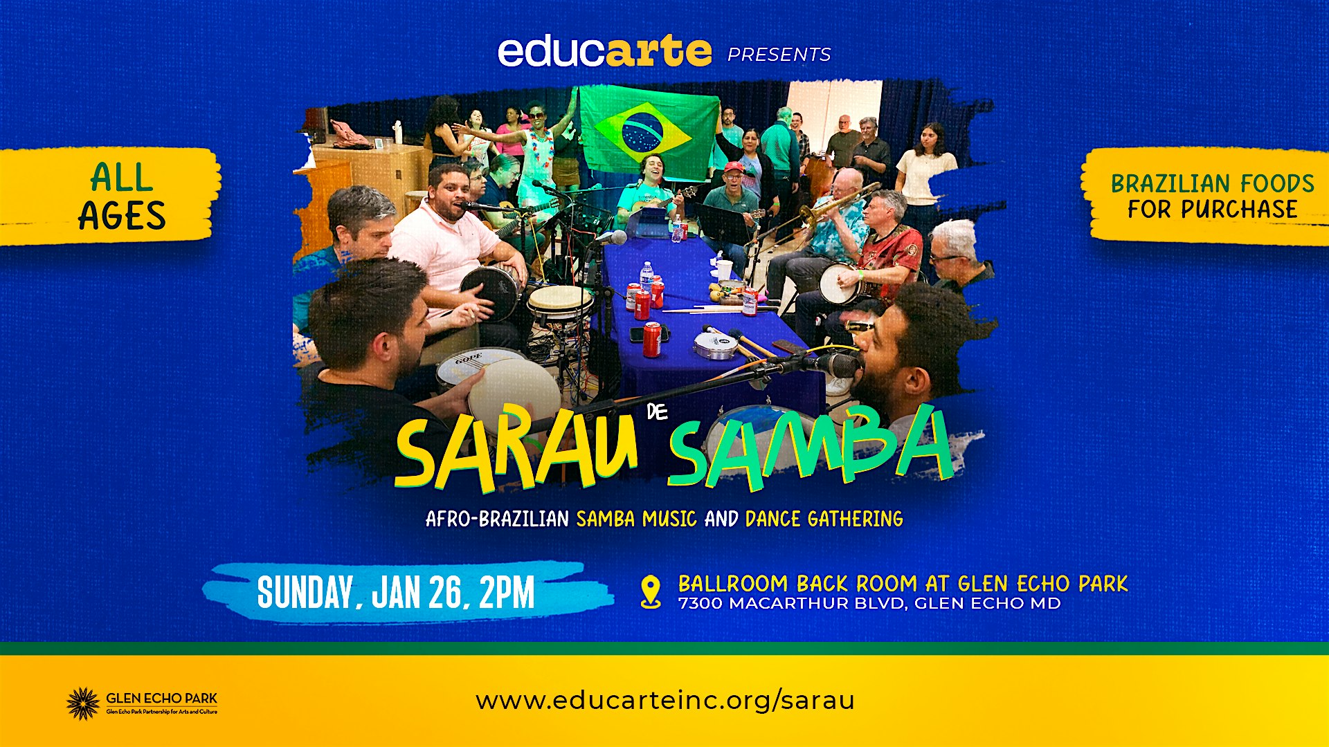 Sarau de Samba at Glen Echo Park – Bethesda, MD