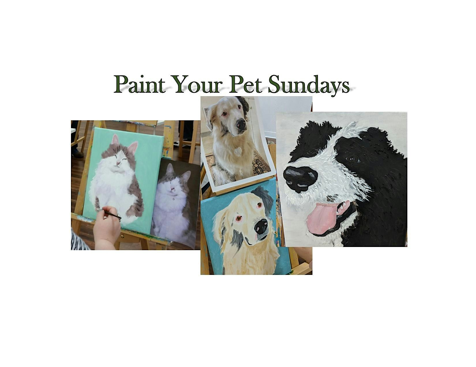 Paint Your Pet Sunday in JANUARY 2025 – Camas, WA