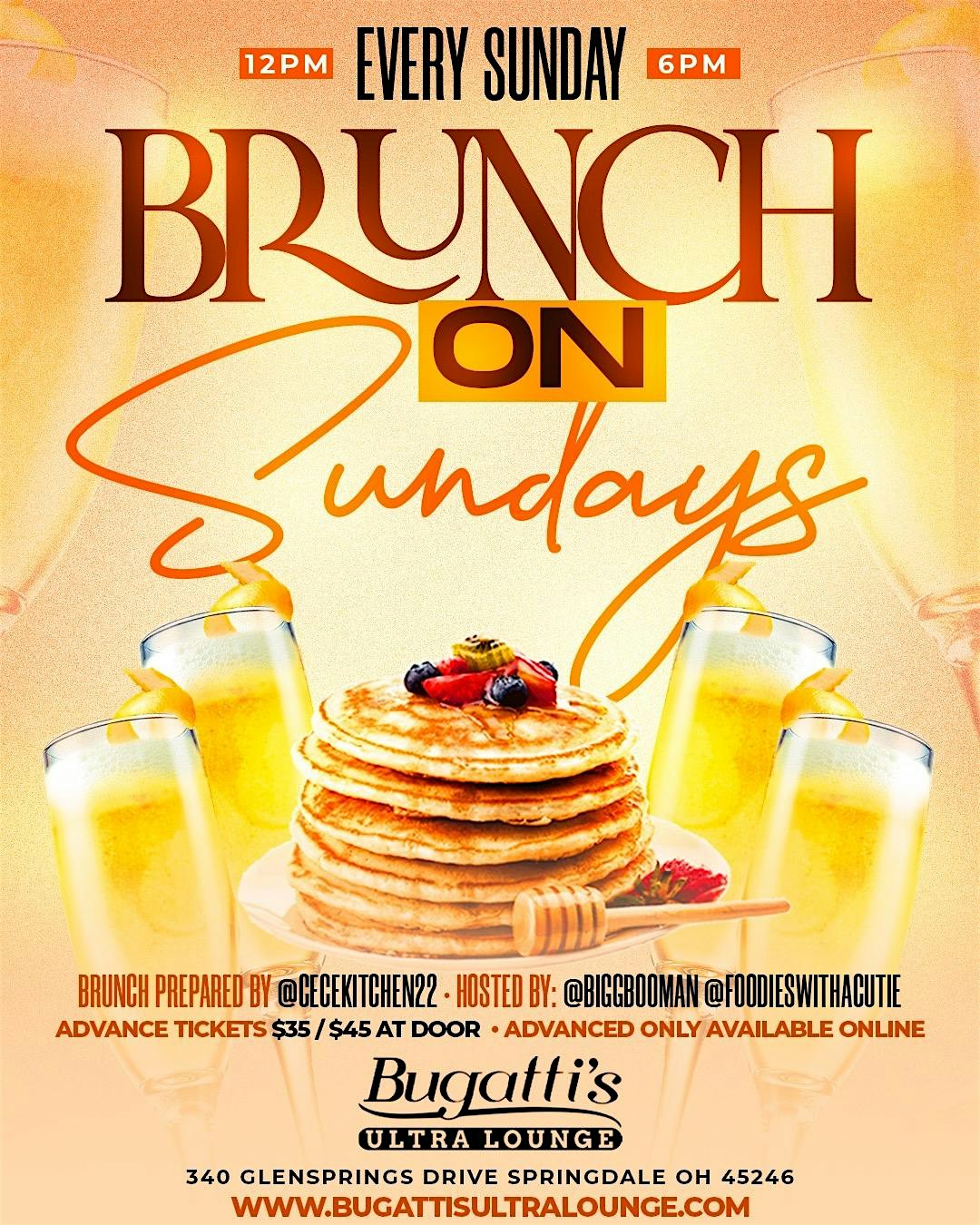 BRUNCH ON SUNDAYS – Springdale, OH