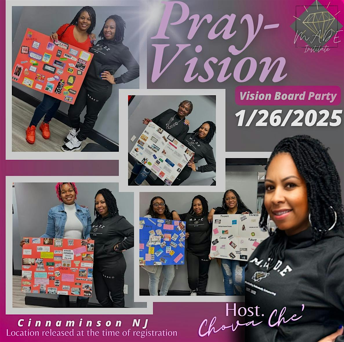 M.A.D.E. Institute 2025 Vision Board Party – Cinnaminson, NJ