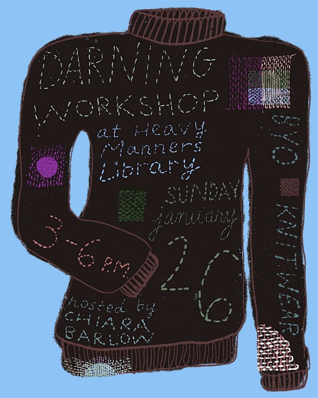 Darning Workshop Hosted by Chiara Barlow (1/26) – Los Angeles, CA