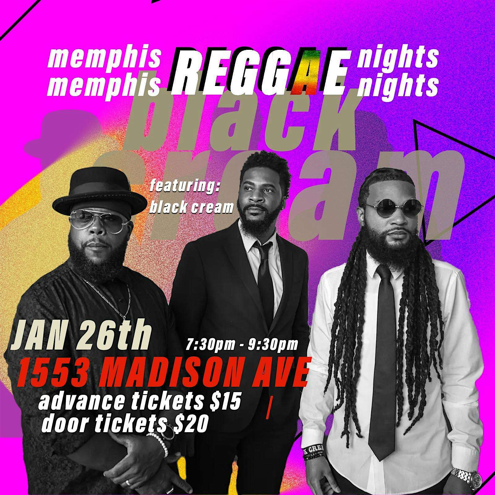 Memphis Reggae Nights ft. Black Cream – Memphis, TN