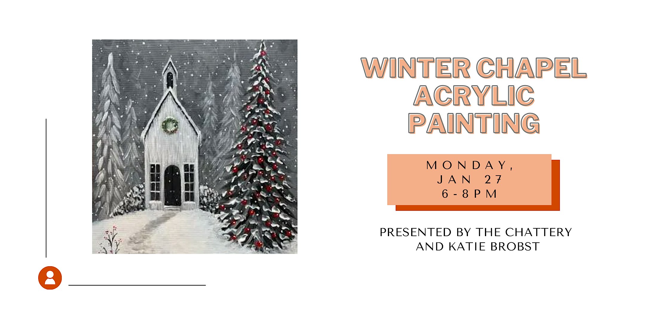 Acrylic Painting 101: Winter Chapel – Chattanooga, TN