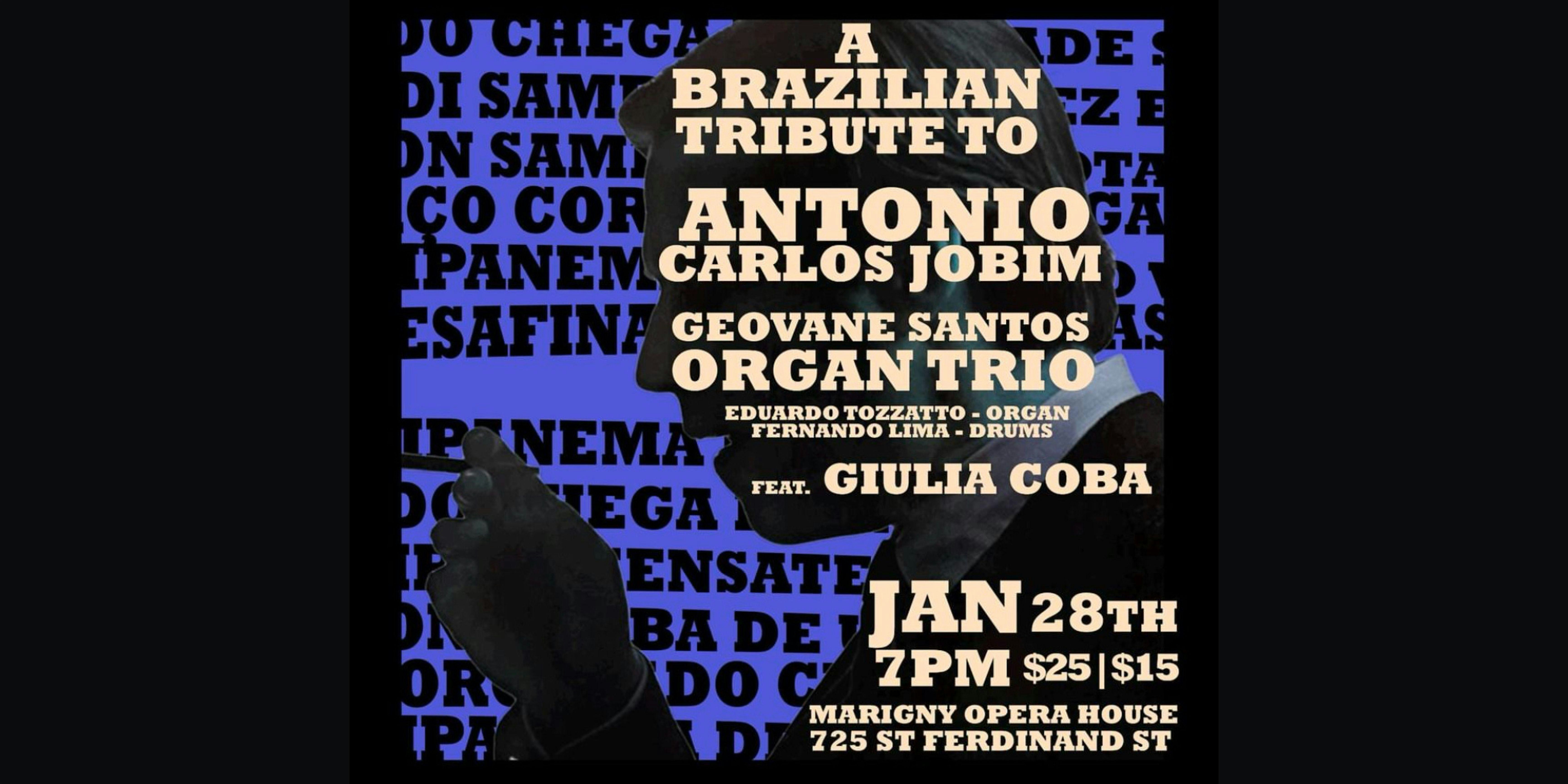 Geovane Santos Presents: A Brazilian Tribute to Antônio Carlos Jobim – New Orleans, LA