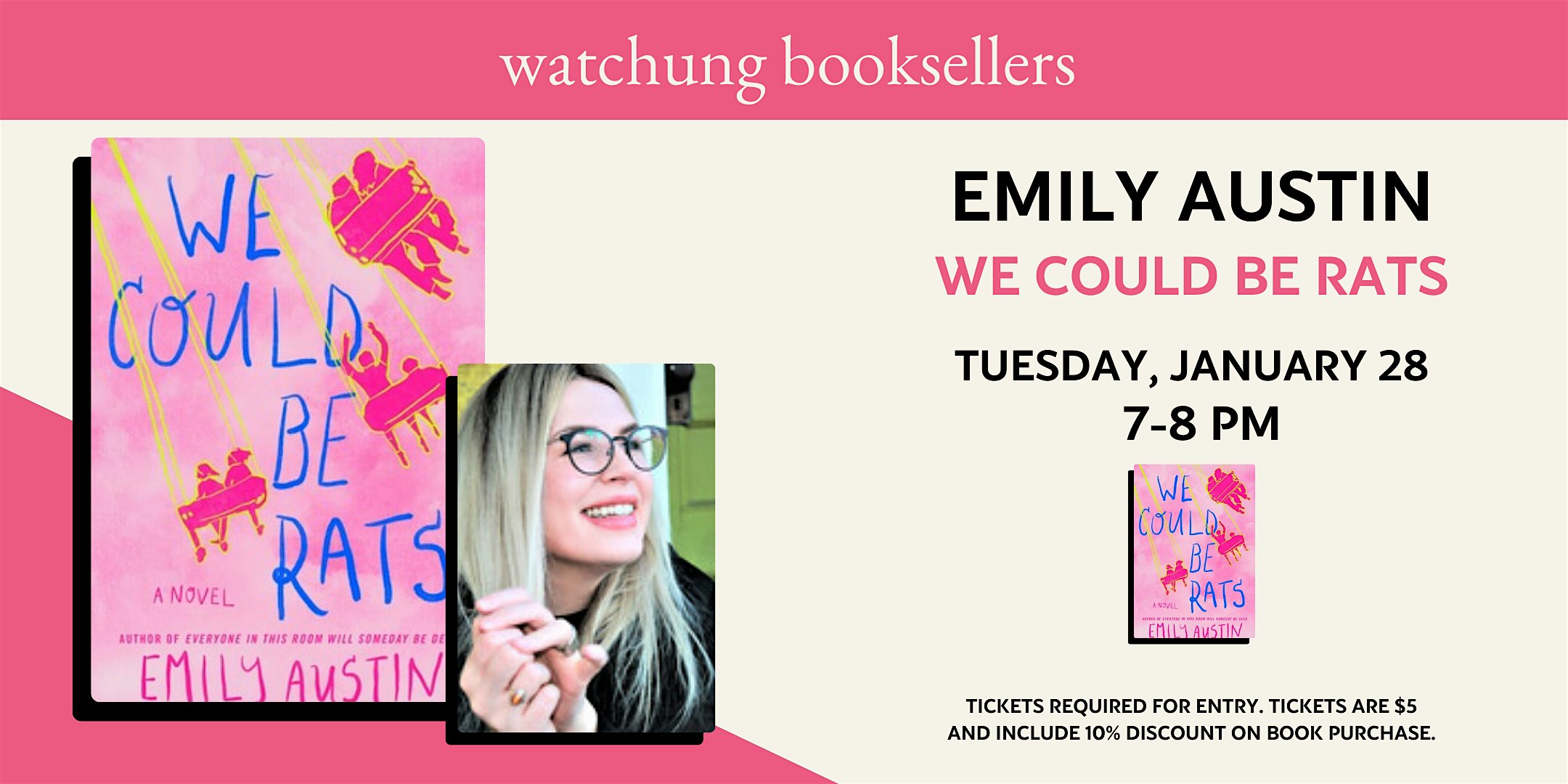 Emily Austin, “We Could Be Rats” – Montclair, NJ