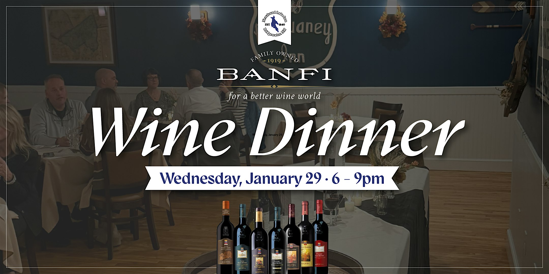 Banfi Wine Dinner – Bridgewater, NH