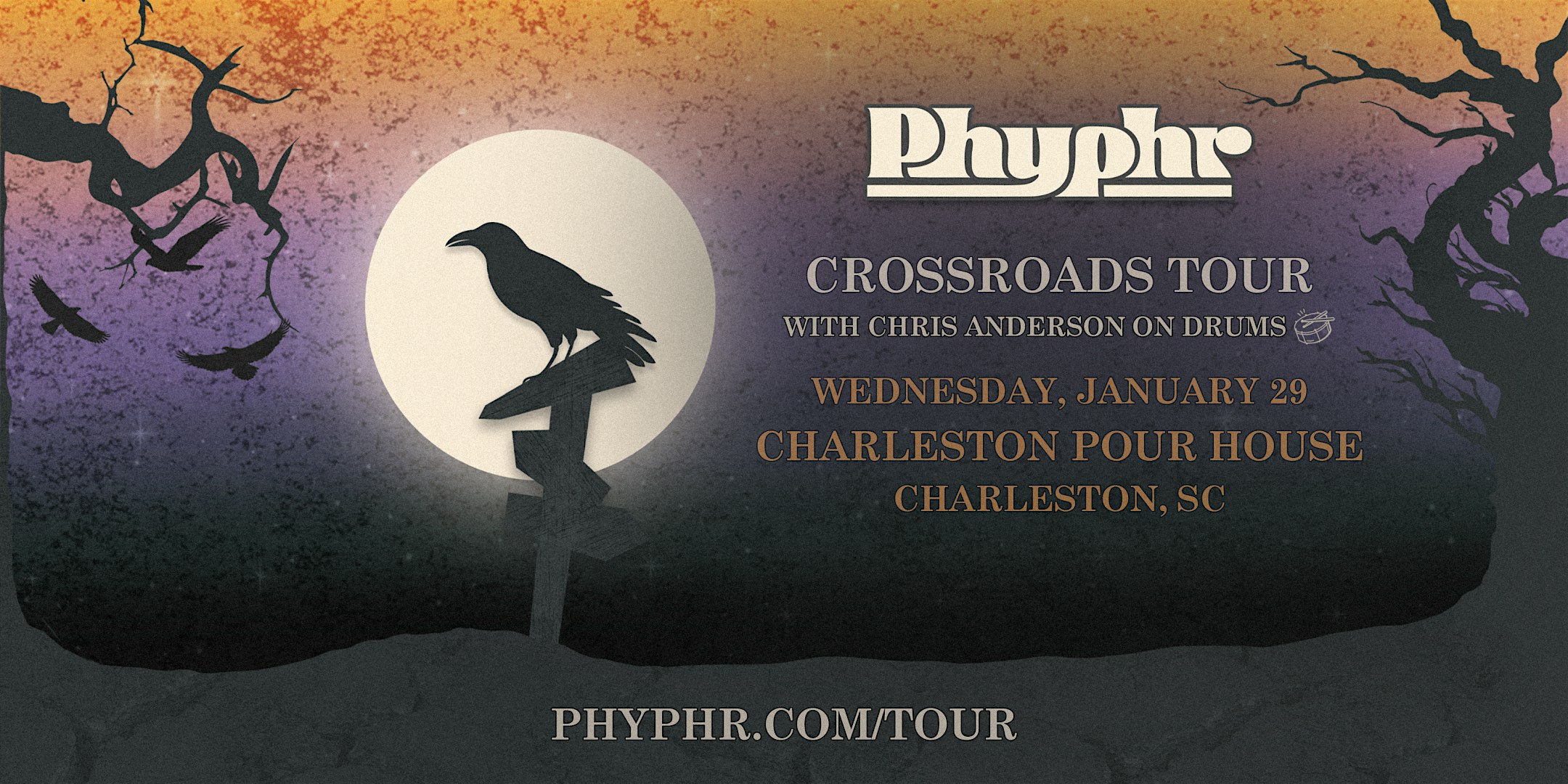 Phyphr w/ Chris Anderson on Drums – Charleston Pour House, SC