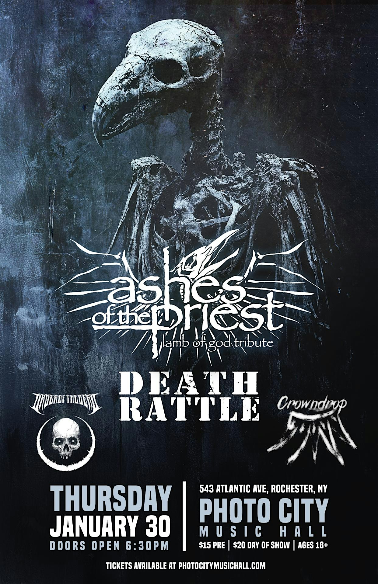 Ashes Of The Priest (Lamb Of God Tribute) – Rochester, NY – Rochester, NY