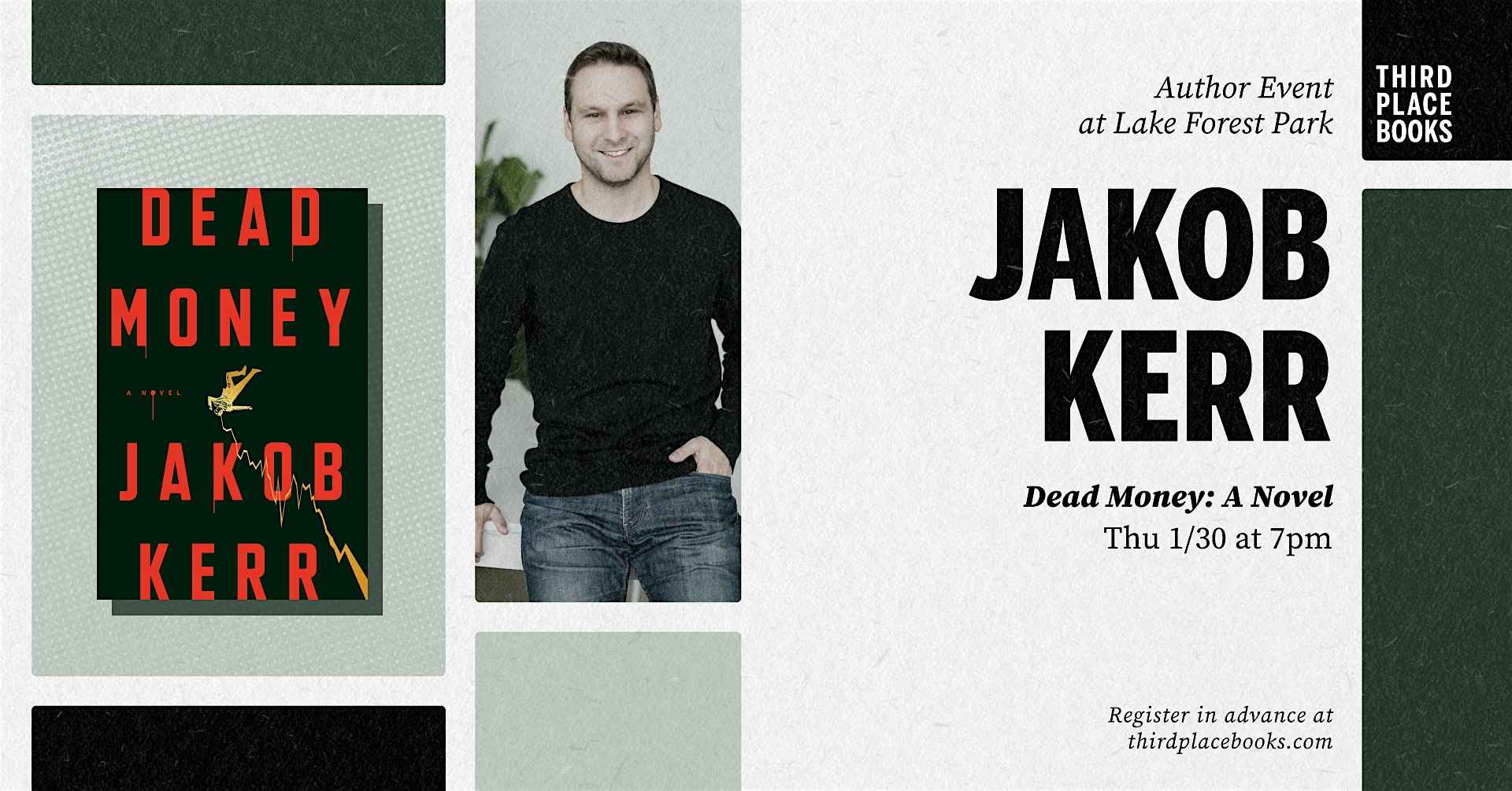 Jakob Kerr presents ‘Dead Money: A Novel’ – Lake Forest Park, WA