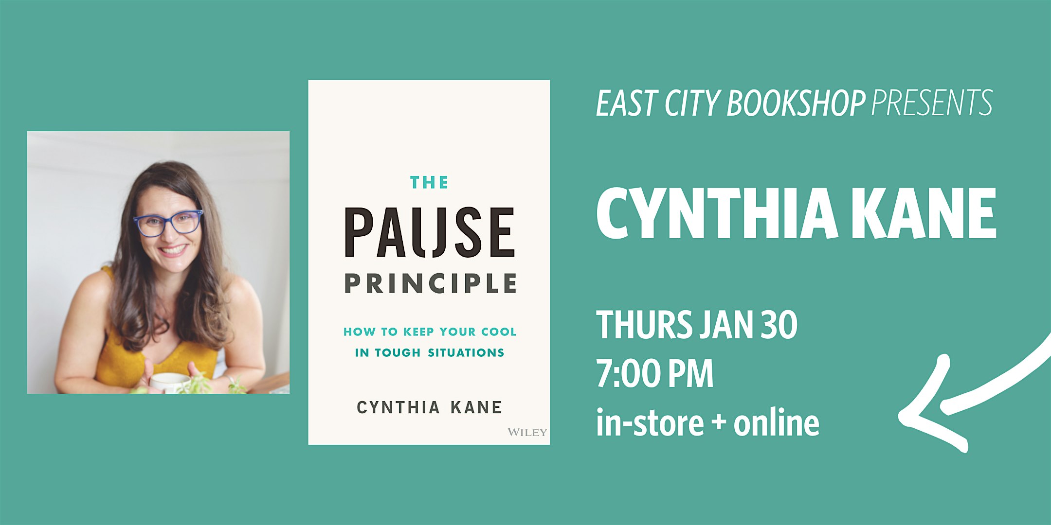 Hybrid Event: The Pause Principle, Cynthia Kane – Washington, DC