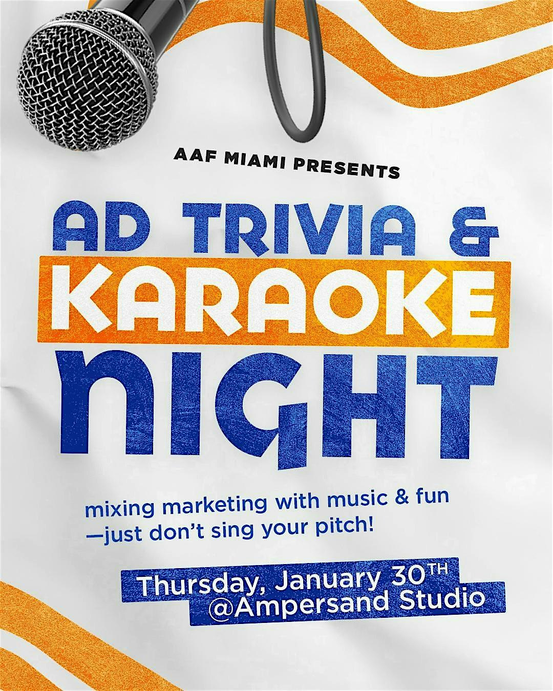 AD Trivia & Karaoke Night @ AMPERSAND STUDIOS – Miami, FL