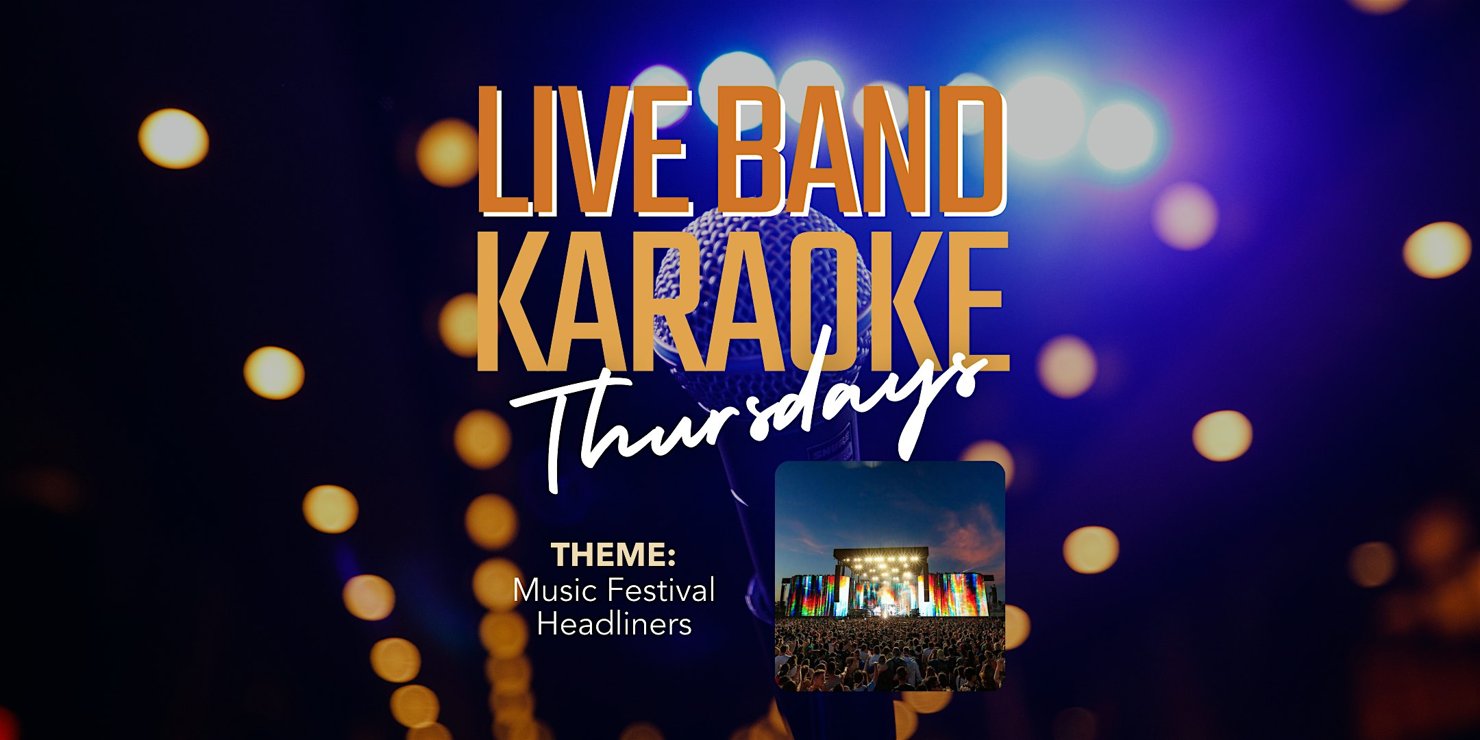 Live Band Karaoke – Music Festival Headliners – Grapevine, TX