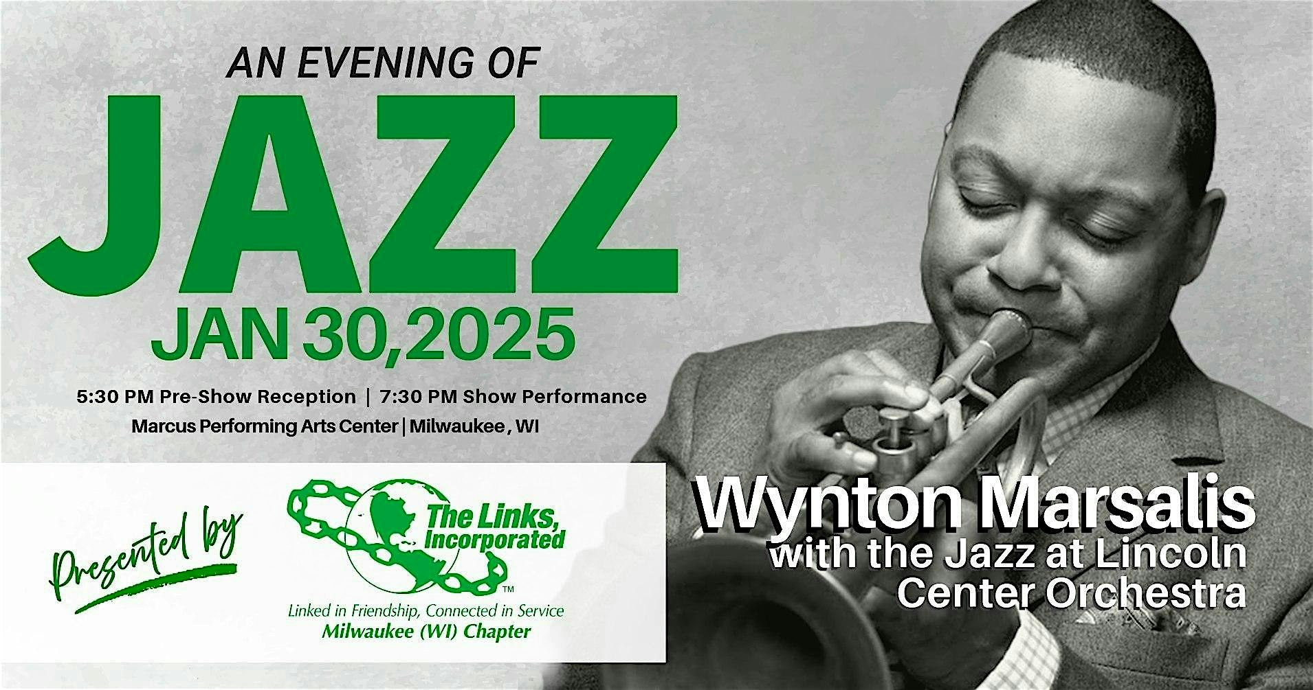 An Evening of Jazz-Wynton Marsalis w/ the Jazz at Lincoln Center Orchestra – Milwaukee, WI